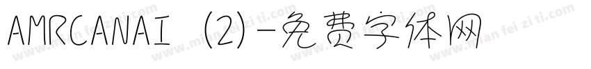 AMRCANAI (2)字体转换